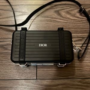 DIOR x Rimowa Personal Clutch Bag Black